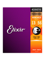 Elixir Elixir 16102 Nanoweb Phosphor Bronze Medium 13-56