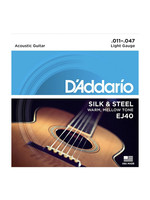 D'Addario D'Addario EJ40 Silk and Steel 11-47