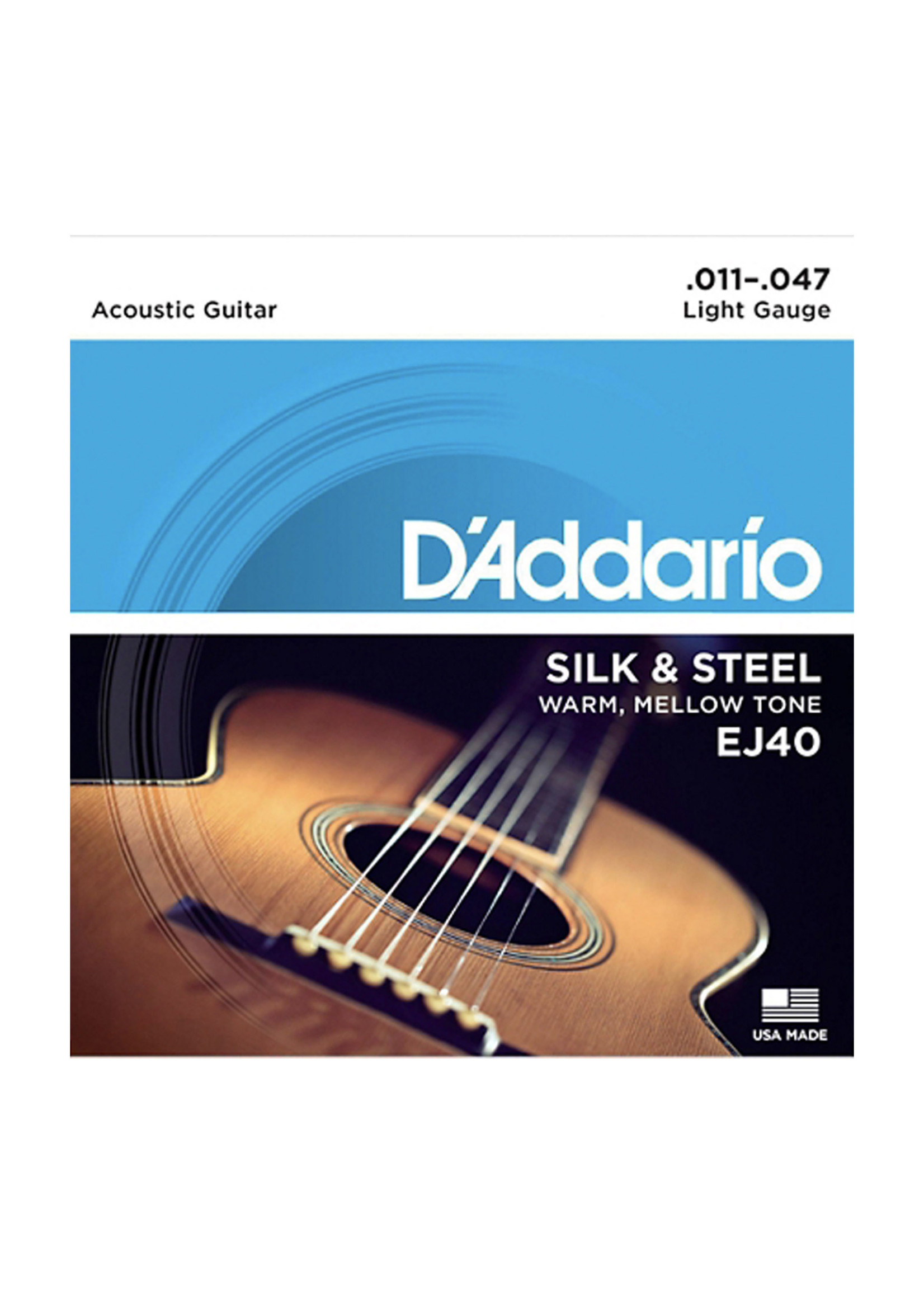 D'Addario D'Addario EJ40 Silk and Steel 11-47