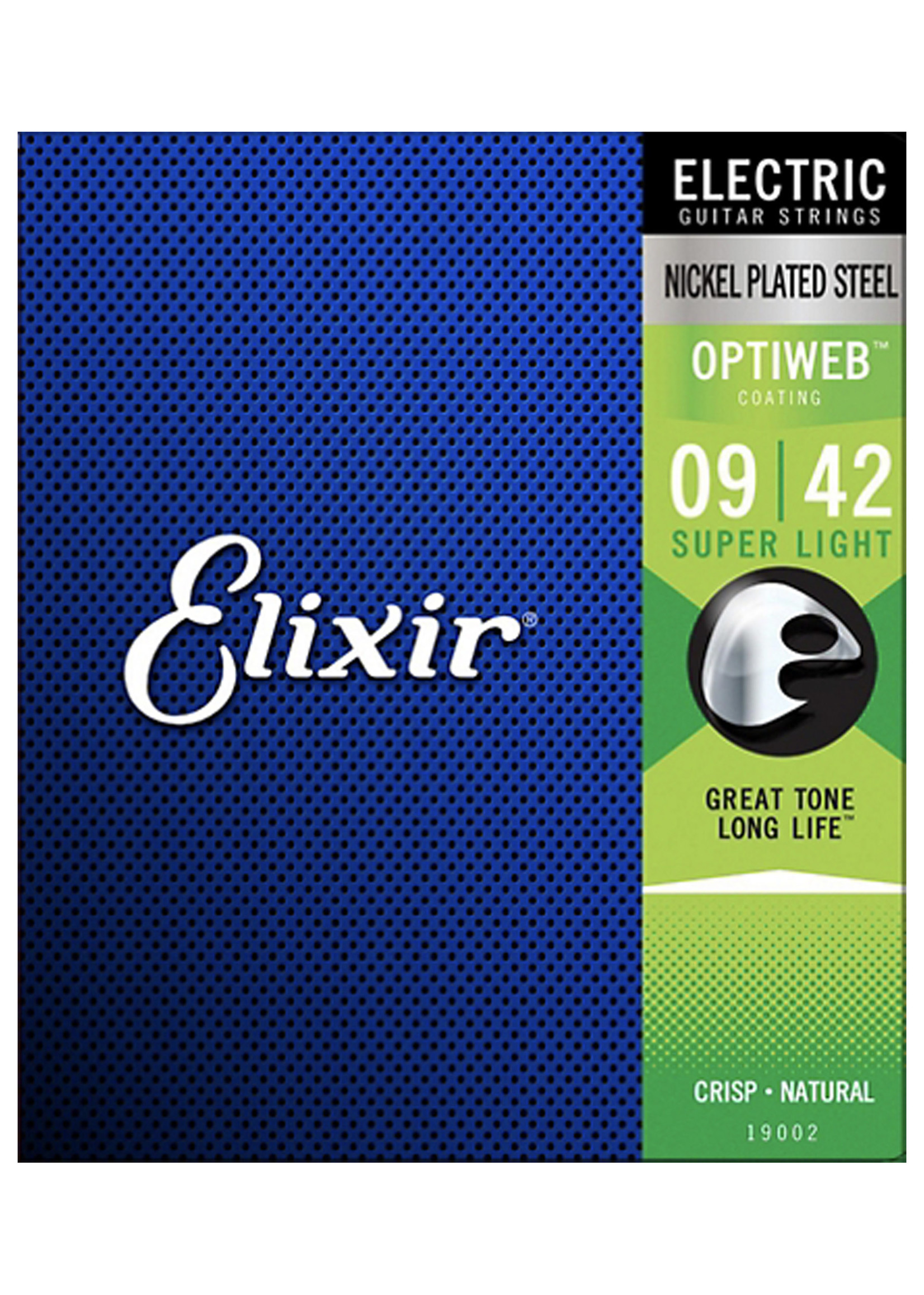 Elixir Elixir 19002 Optiweb Nickel Plated 9-42