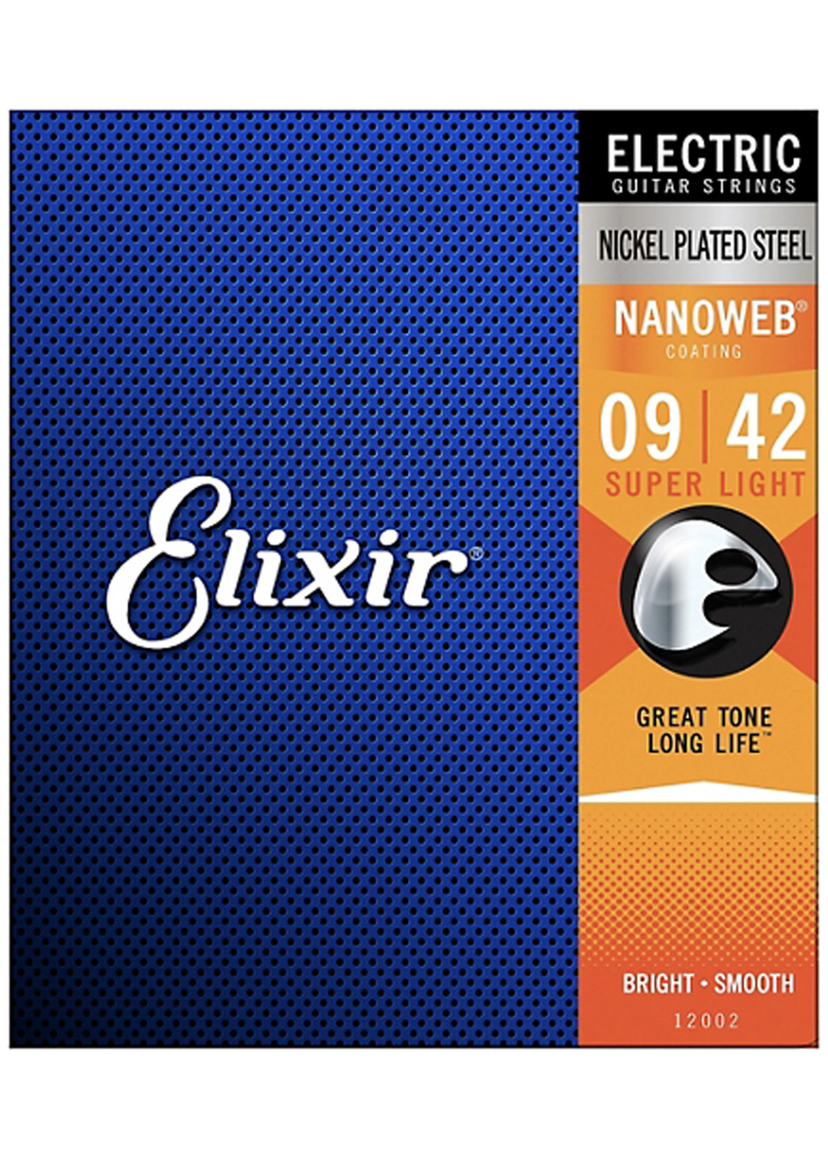 Elixir Elixir 12002 Nanoweb Nickel Plated Steel 9-42