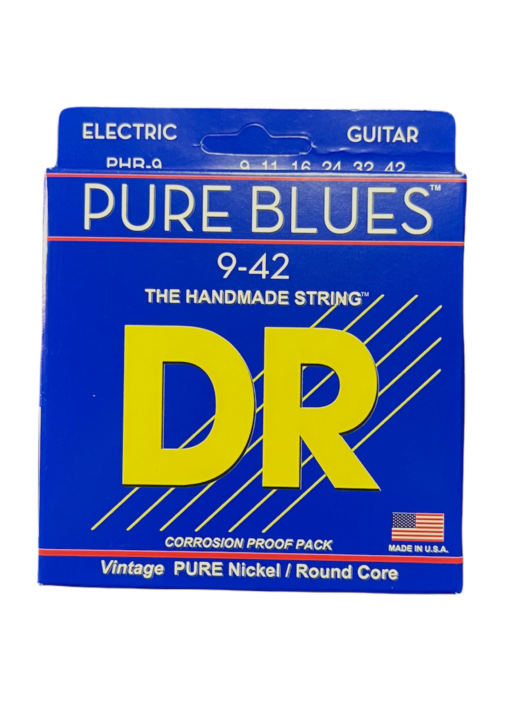 DR DR Pure Blues Pure Nickel Strings PHR-9 Lite 9-42