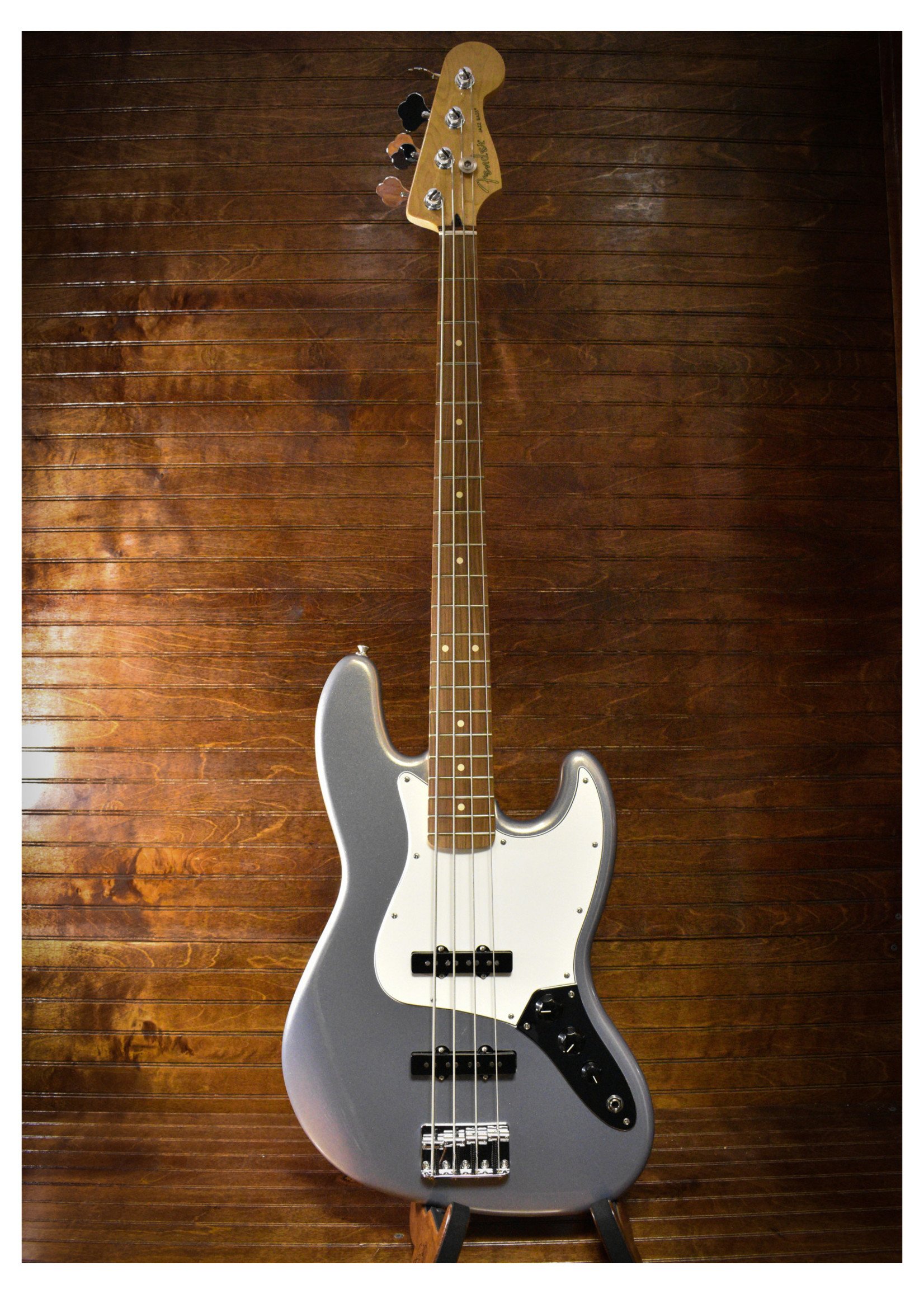 2020 Fender Player Jazz Bass Silver - Newell's Music