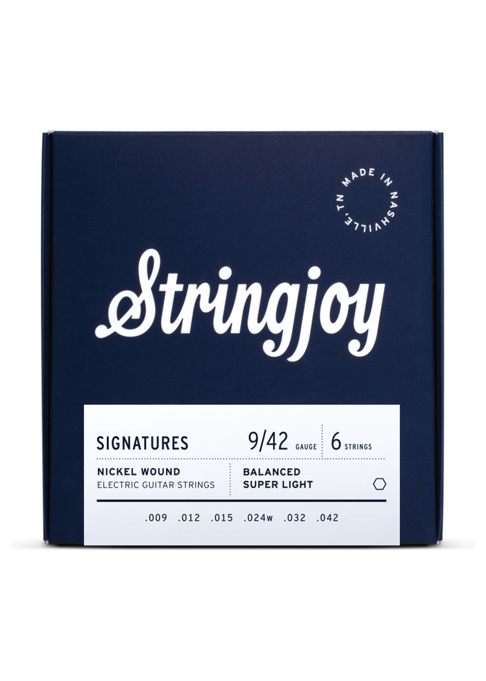 Stringjoy Stringjoy Signatures Balanced Super Light 9-42 Nickel Wound Electric Strings