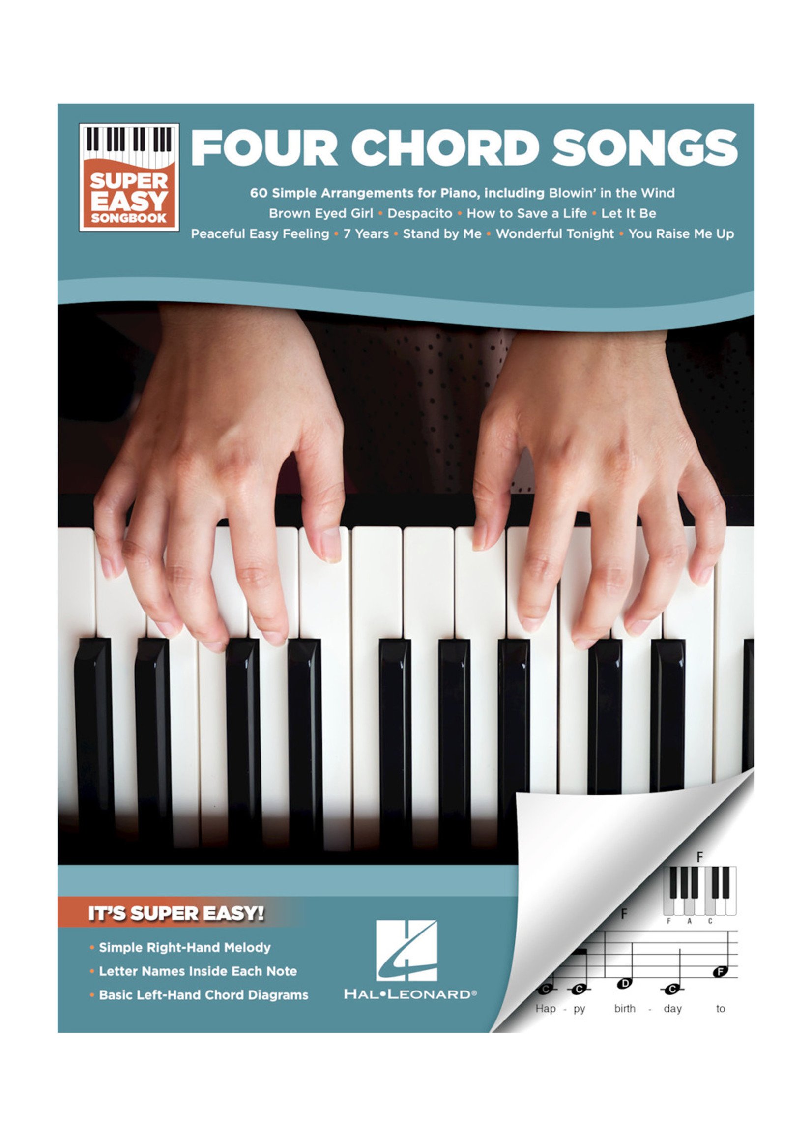 Hal Leonard Four Chord Songs – Super Easy Songbook
