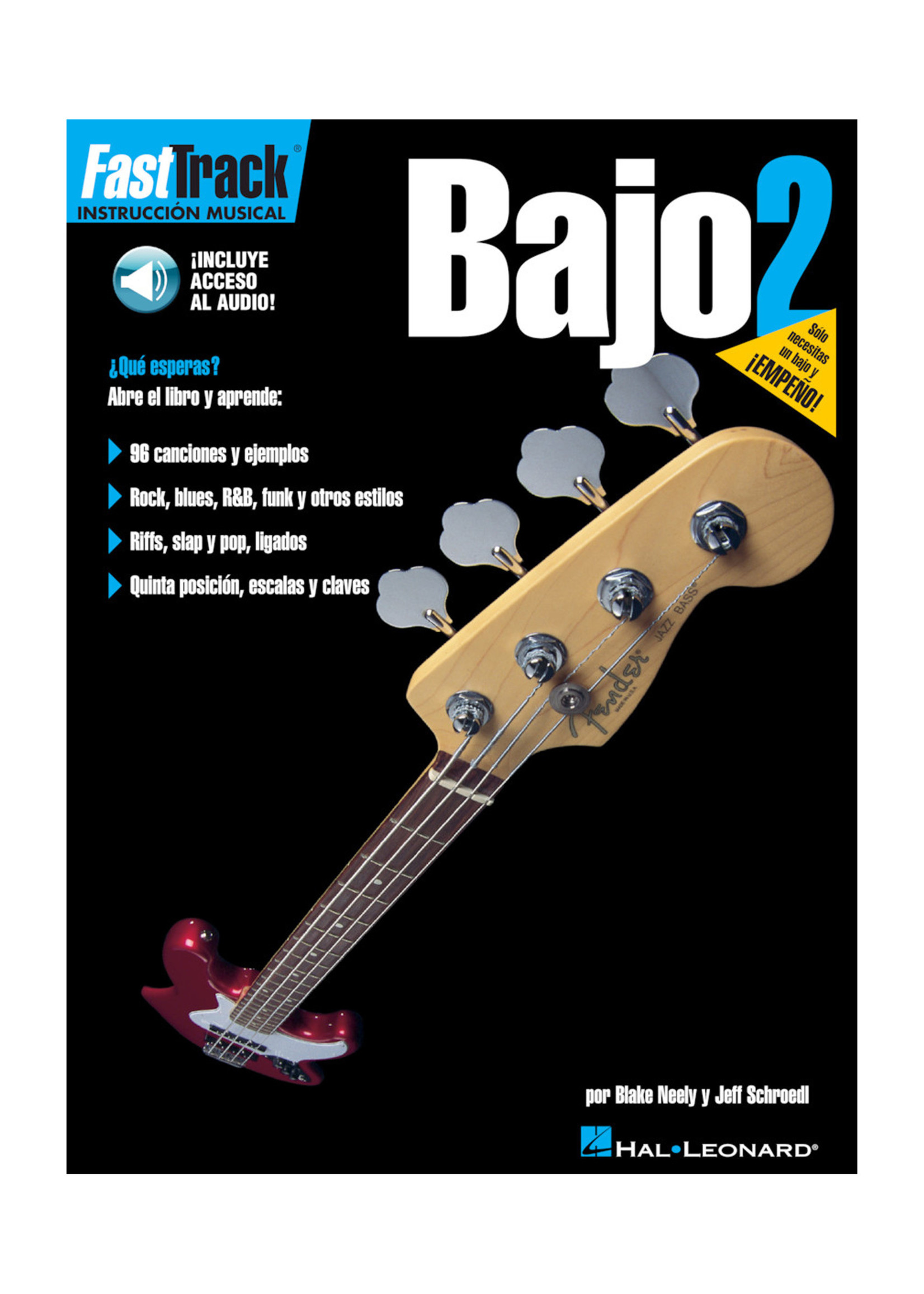 Hal Leonard FastTrack Bass Method 2 – Spanish Edition