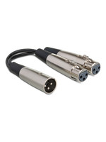 Hosa Hosa YXF-119 Y Cable Dual XLR3F to XLR3M