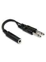 Hosa Hosa YPP-106 Y Cable 1/4 in TSF to Dual 1/4 in TS