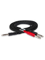 Hosa Hosa STP-203 Insert Cable 1/4 in TRS to Dual 1/4 in TS