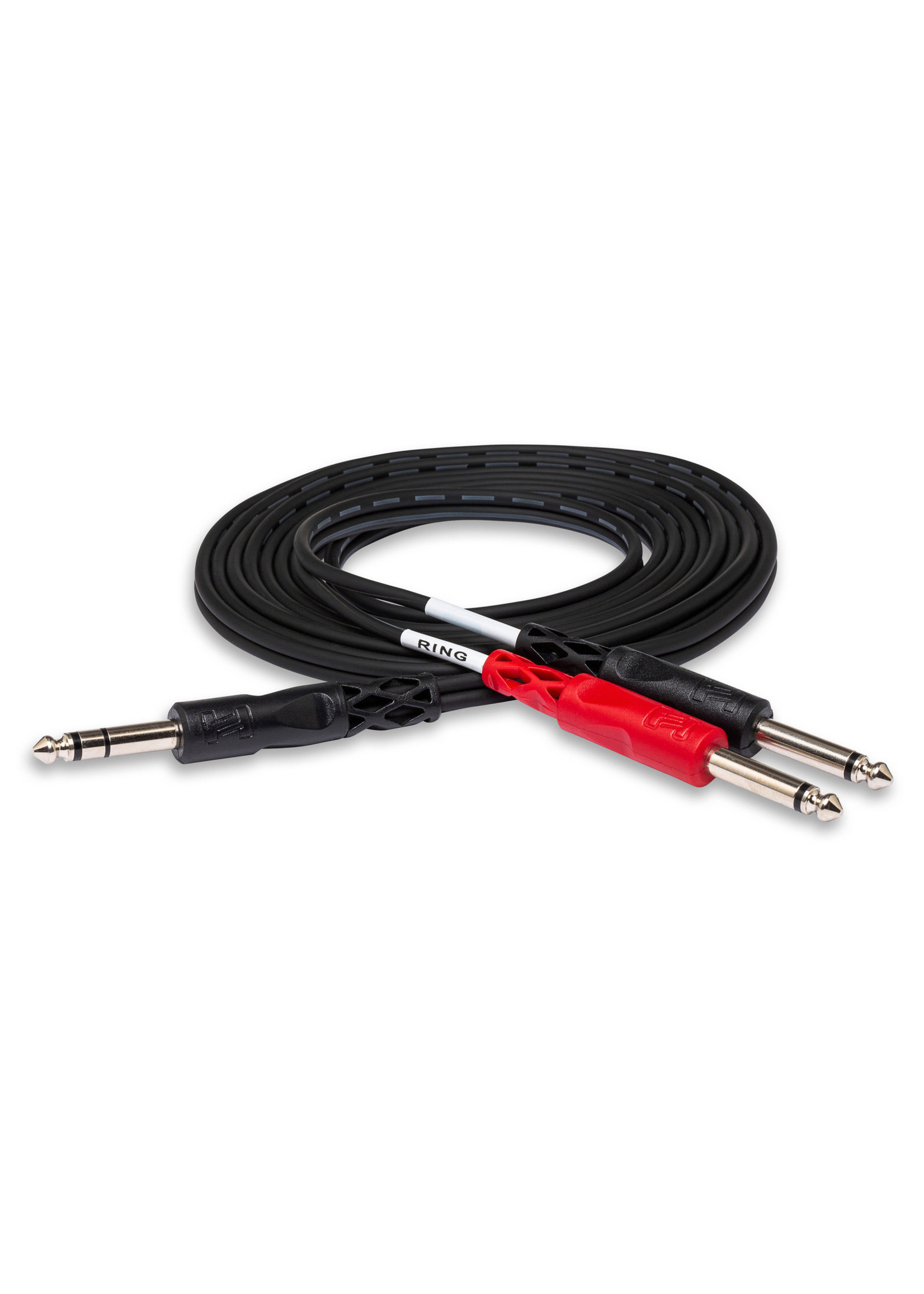 Hosa Hosa STP-203 Insert Cable 1/4 in TRS to Dual 1/4 in TS