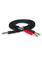 Hosa Hosa STP-202 Insert Cable 1/4 in TRS to Dual 1/4 in TS