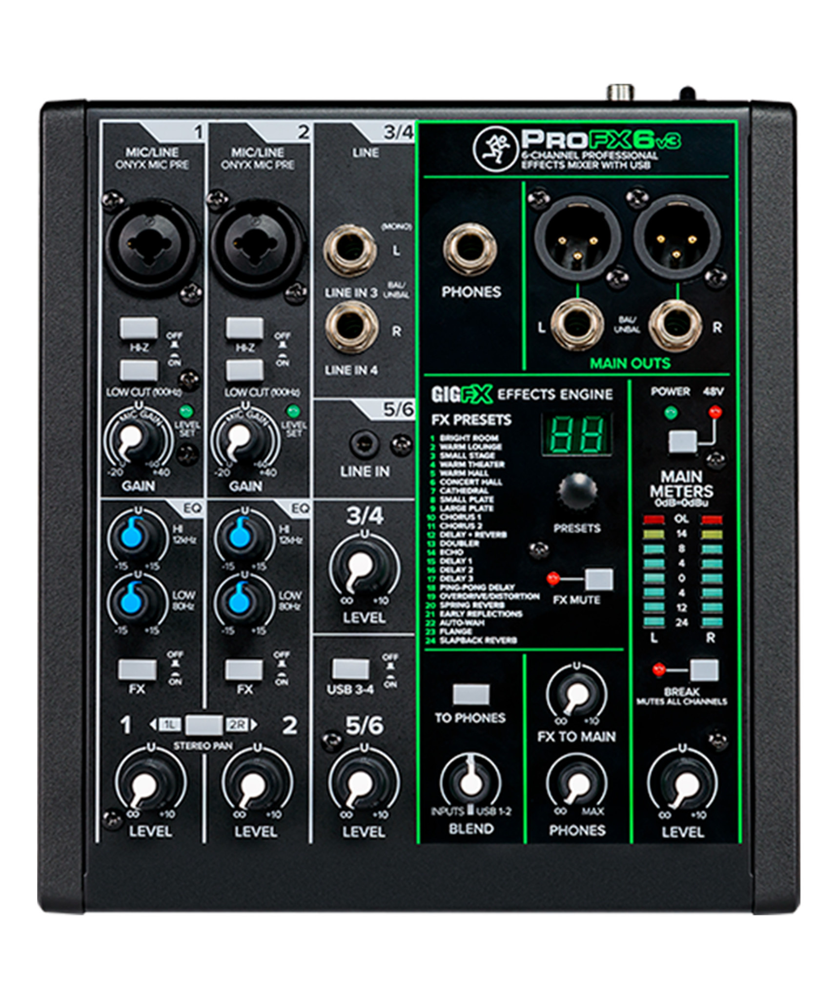 ProFX6v3, 6-channel USB - Newell's Music