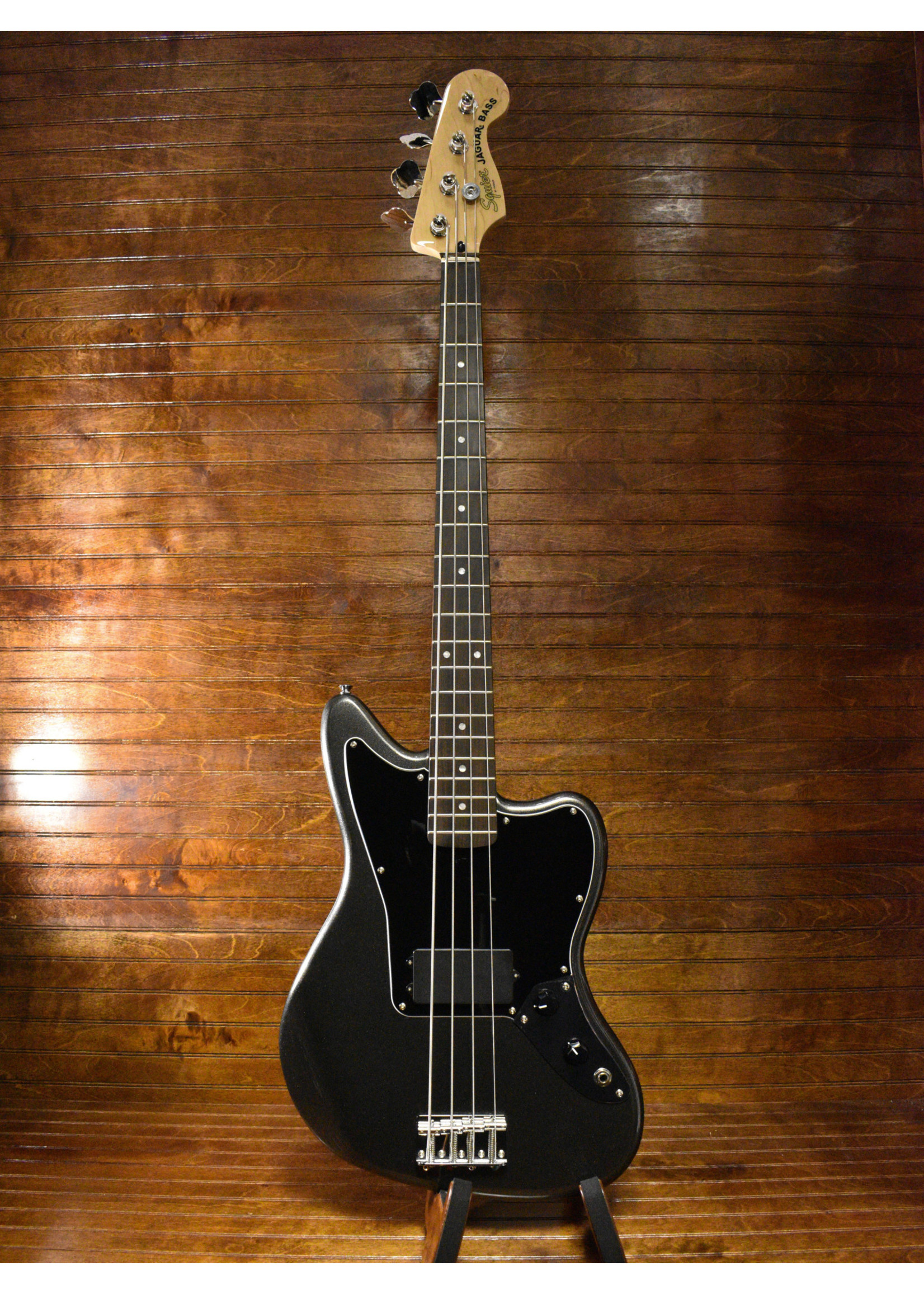 Squier Squier Affinity Jaguar Bass H, Charcoal Frost Metallic