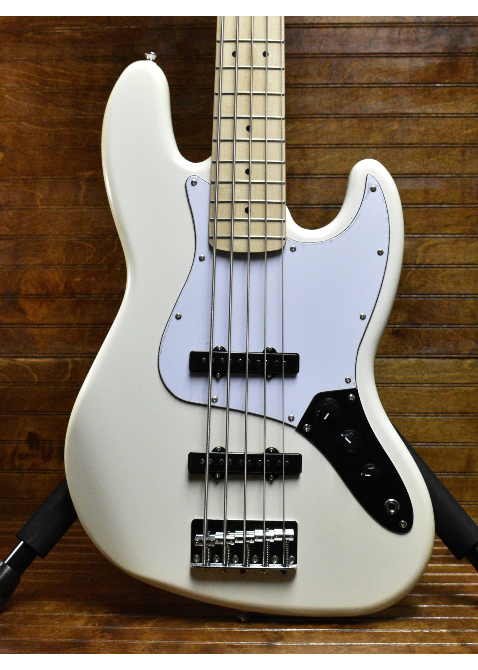 Squier Squier Affinity Jazz Bass 5-String, Olympic White