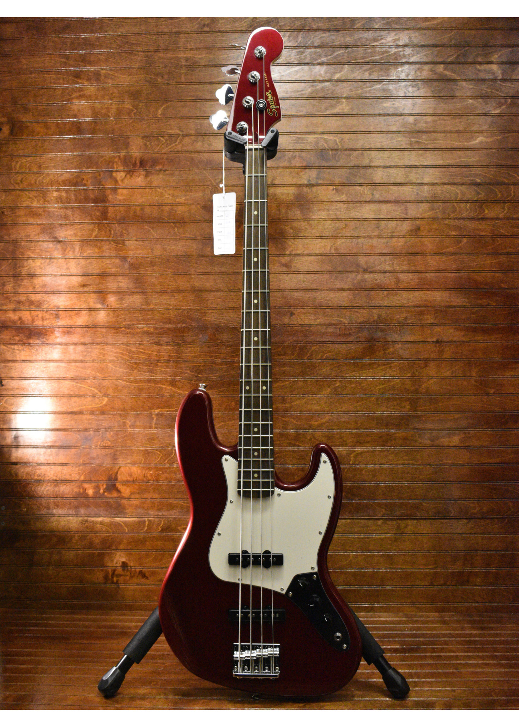 Squier Squier Contemporary Jazz Bass, Dark Metallic Red - Newell's