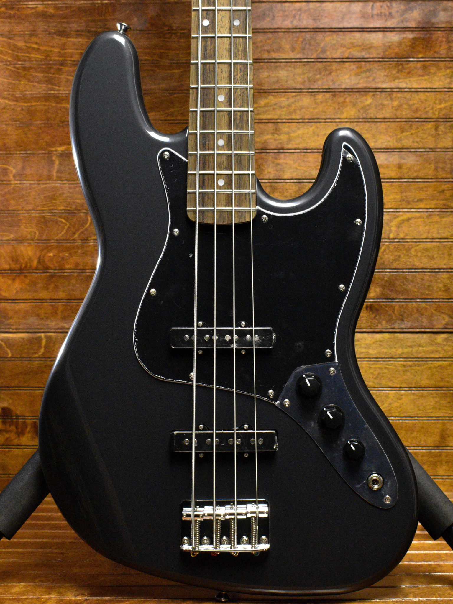 Squier Squier Affinity Jazz Bass, Charcoal Frost Metallic