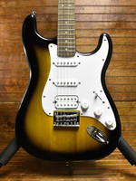 Squier Squier Bullet Stratocaster HSS, Brown Sunburst