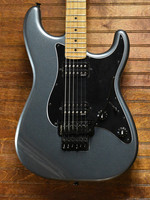 Squier Squier Contemporary Stratocaster® HH FR, Roasted Maple Fingerboard, Black Pickguard, Gunmetal Metallic