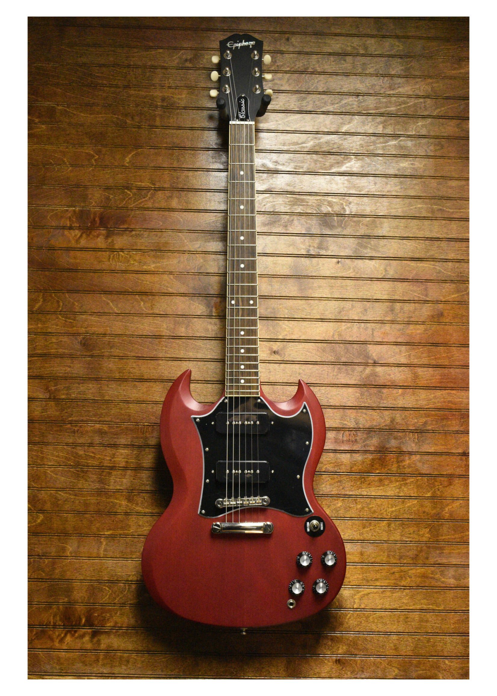 EPIPHONE SG CLASSIC WORN CHERRY P 90 - Newell's Music