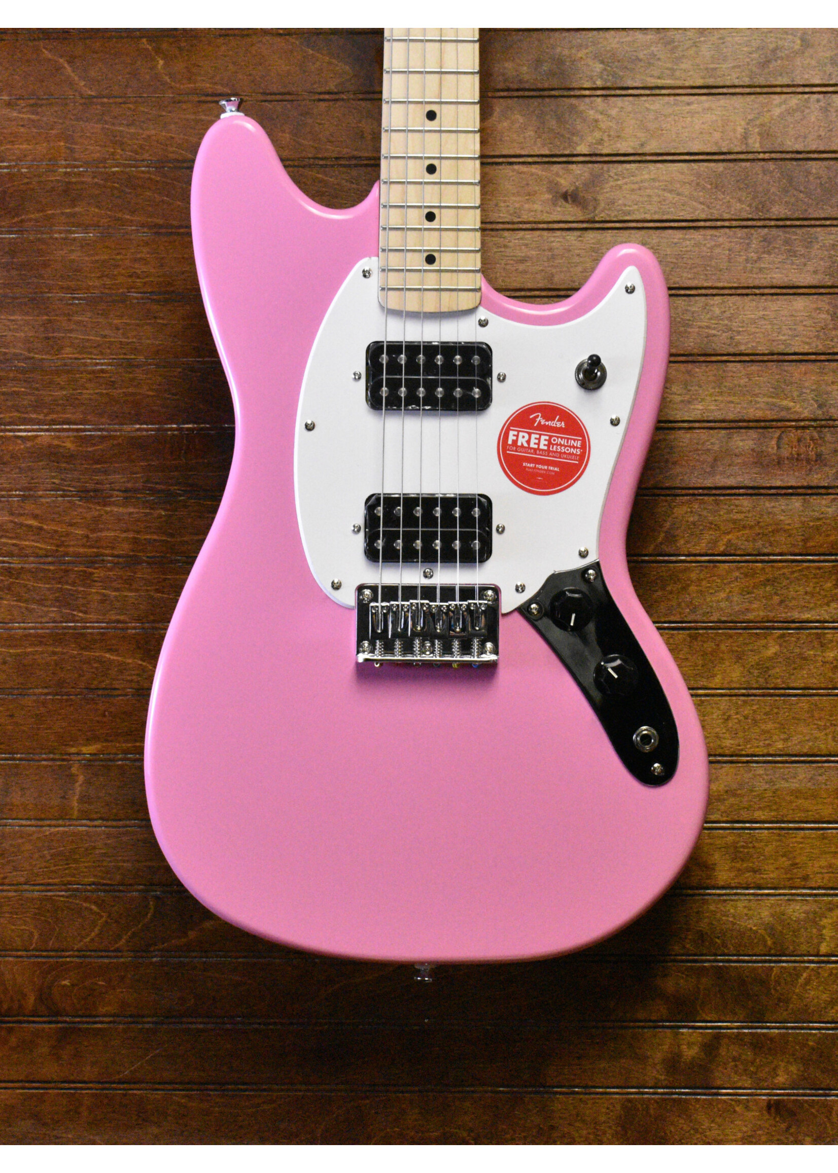 Squier SQUIER SONIC MUSTANG HH MN WPG FLASH PINK