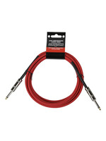 StruKture Stukture 10' Woven Guitar Cable Red