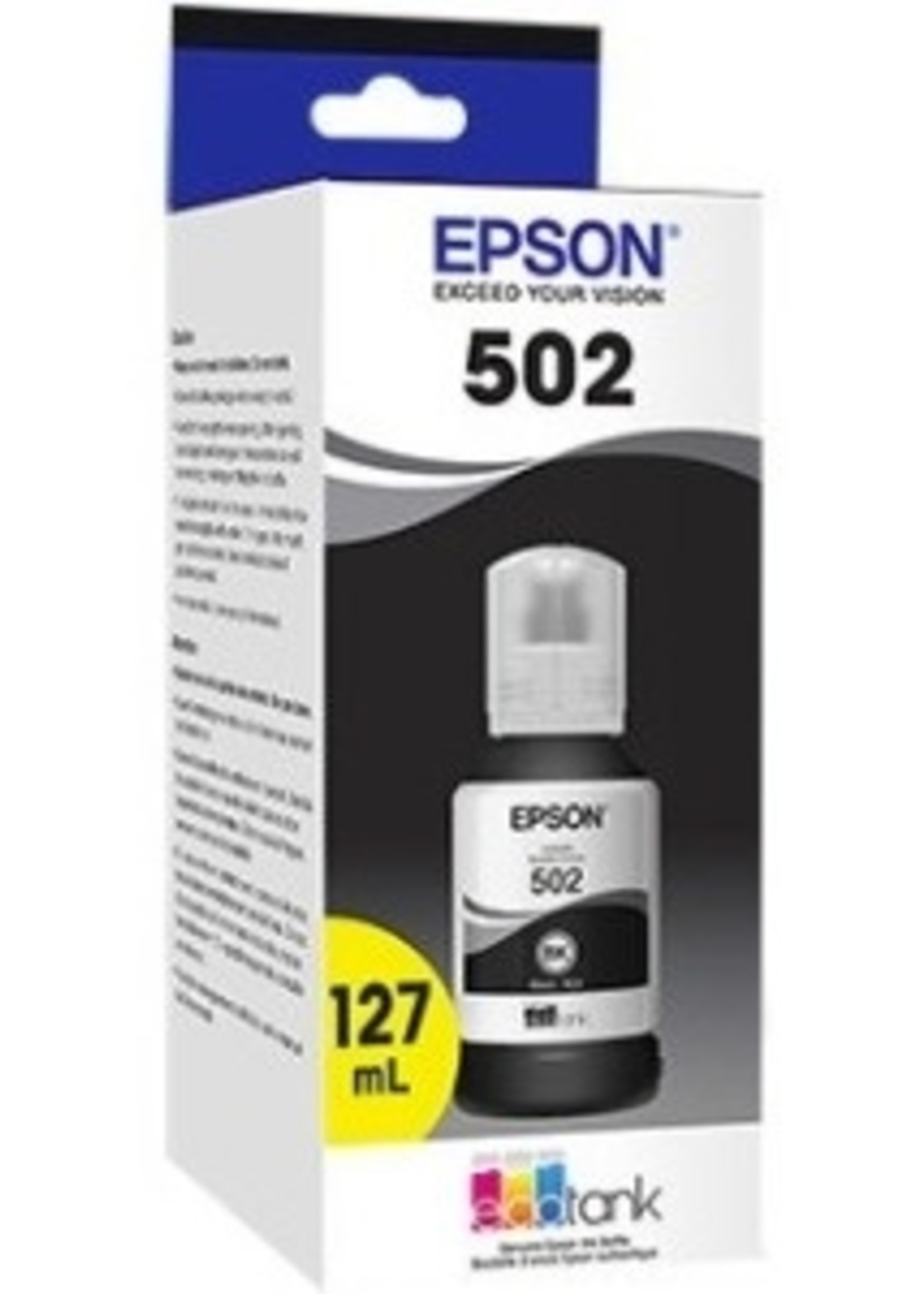 Epson Epson T502, Black Ink Bottle