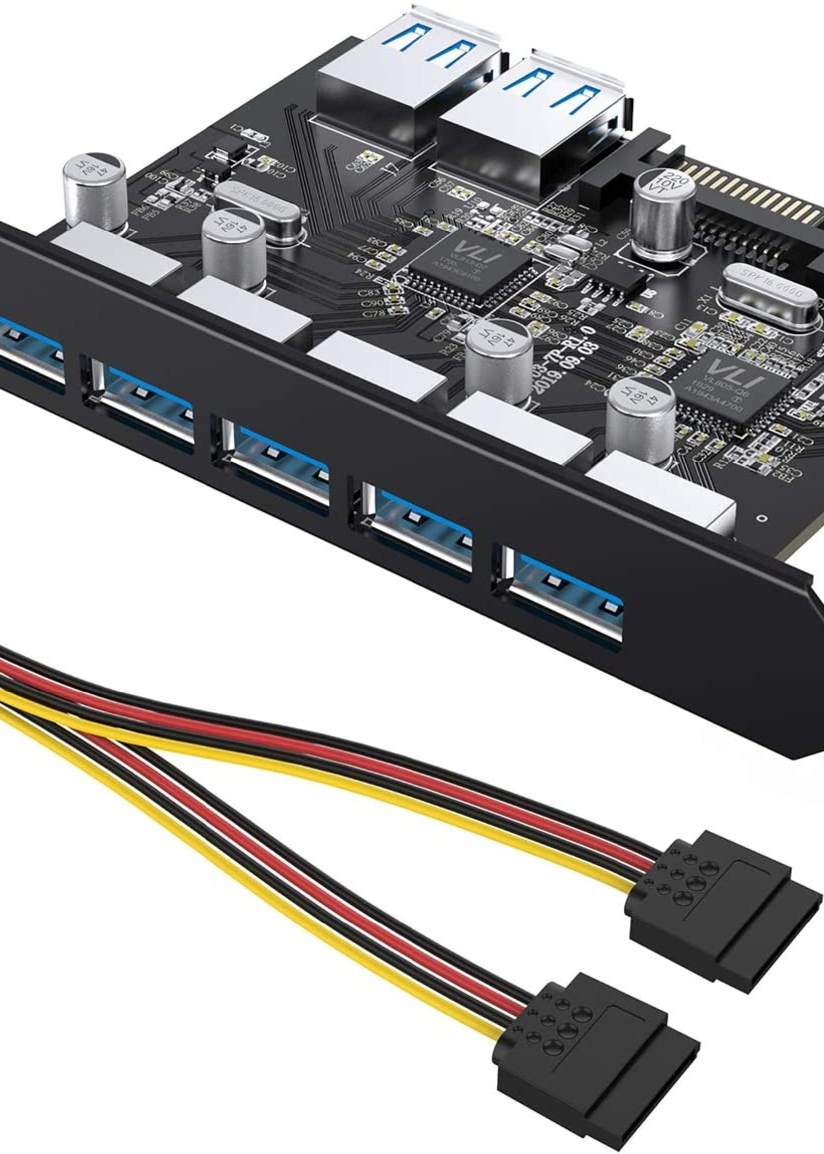 Tiergrade Tiergrade Superspeed 7 Port PCI-E to USB 3.0 Expansion Card