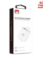 MyBat MyBat Pro - Dual USB / USB-C Adapter (22W) (White)