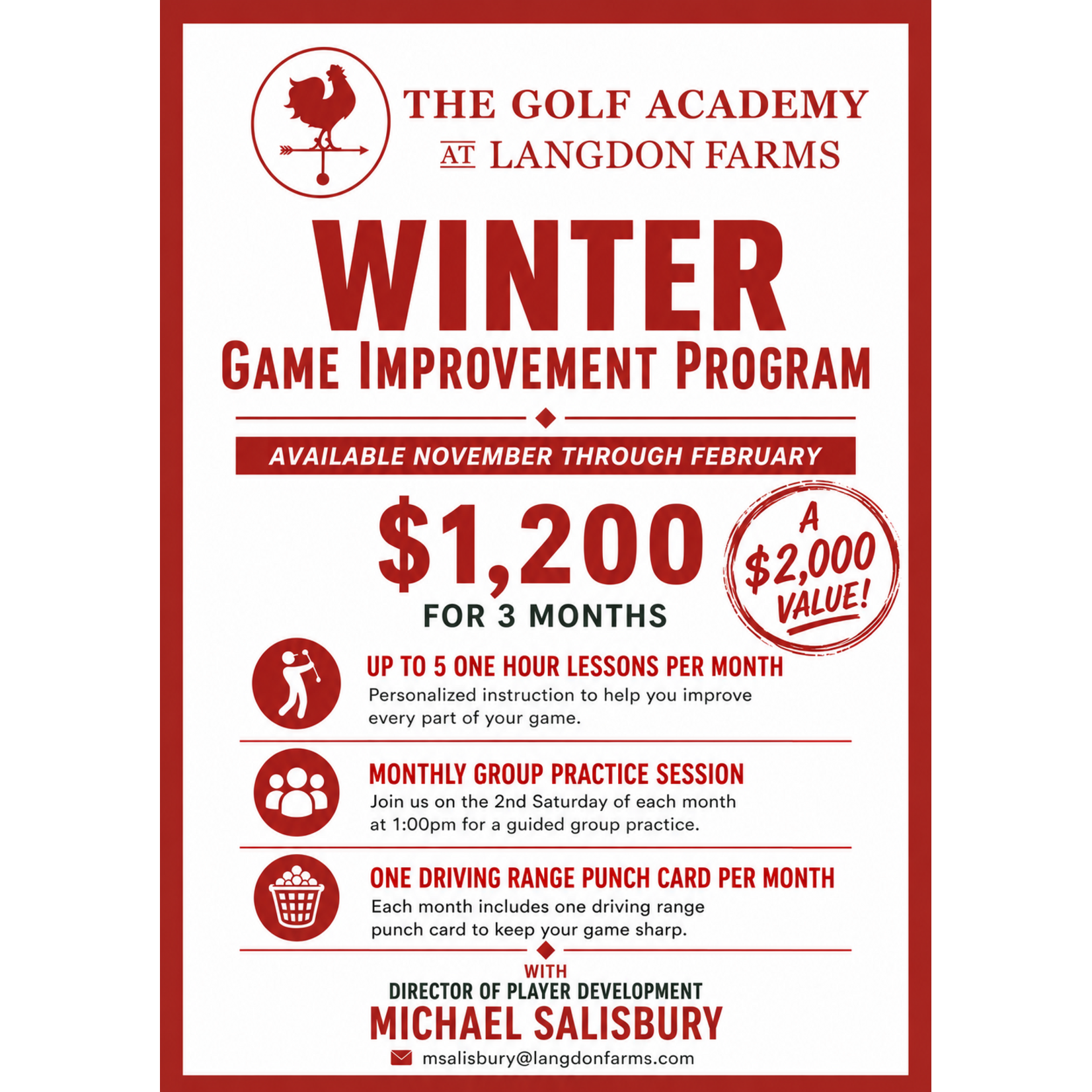 Academy - Winter Game Improvement Program
