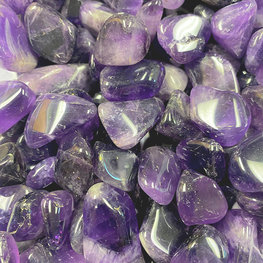 Amethyst Dark Medium Tumbled Stone