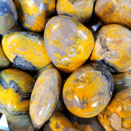 Bumble Bee Jasper Extra Large Tumbled Stone