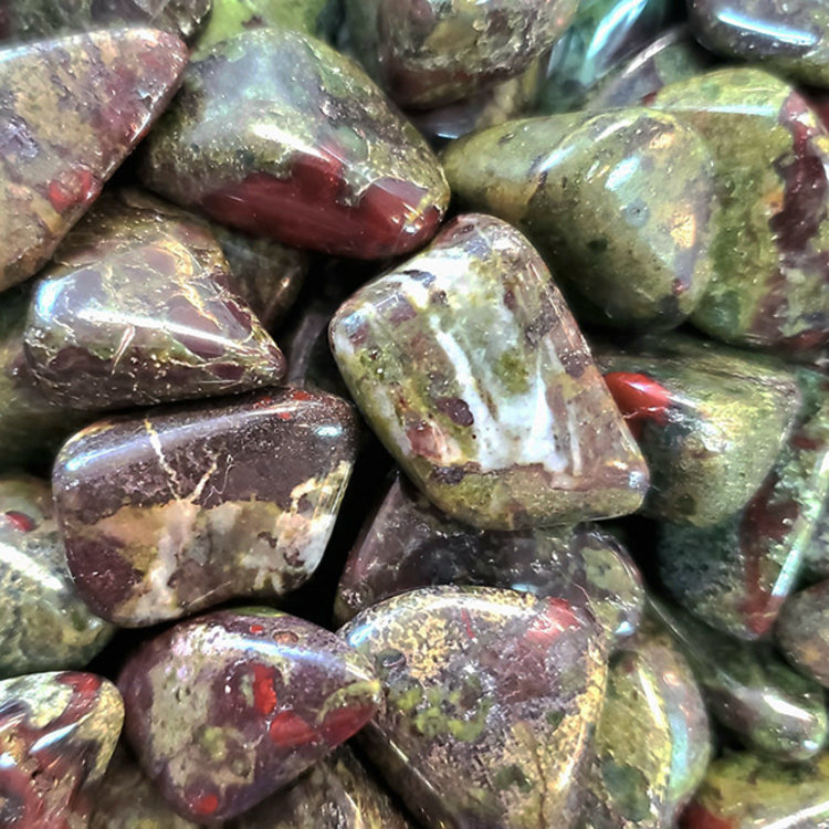 Dragon's Blood Jasper Medium Tumbled Stone