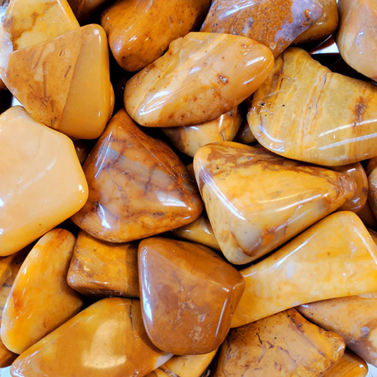 Yellow Jasper Medium Tumbled Stone