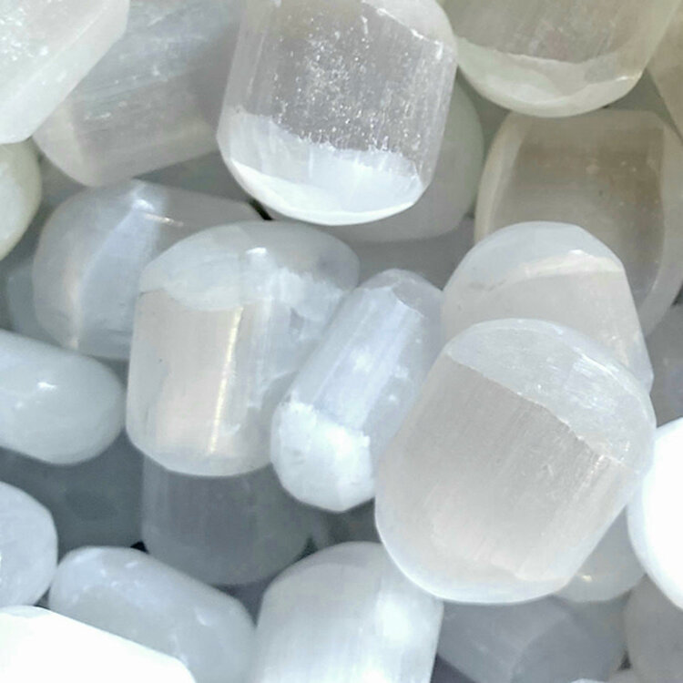 Selenite Medium Tumbled Stone