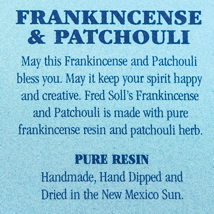 Fred Soll's Fred Soll's Frankincense & Patchouli Resin Incense 10 Sticks