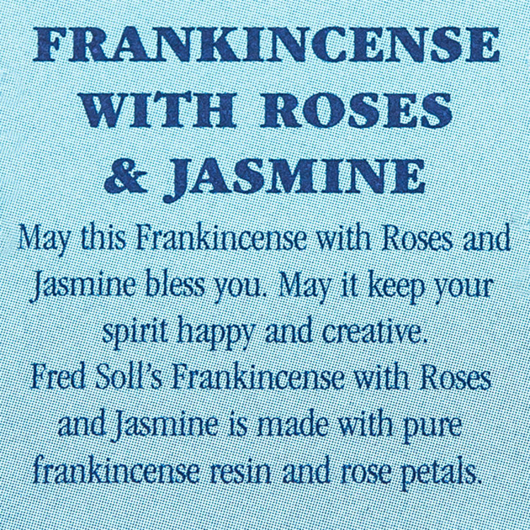 Fred Soll's Fred Soll's Frankincense with Roses & Jasmine Resin Incense 10 Sticks