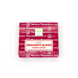 Satya Sai Baba Satya Dragon's Blood Incense 12 Dhoop Cones