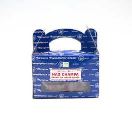 Satya Sai Baba Satya Nag Champa Incense 24 Backflow Dhoop Cones