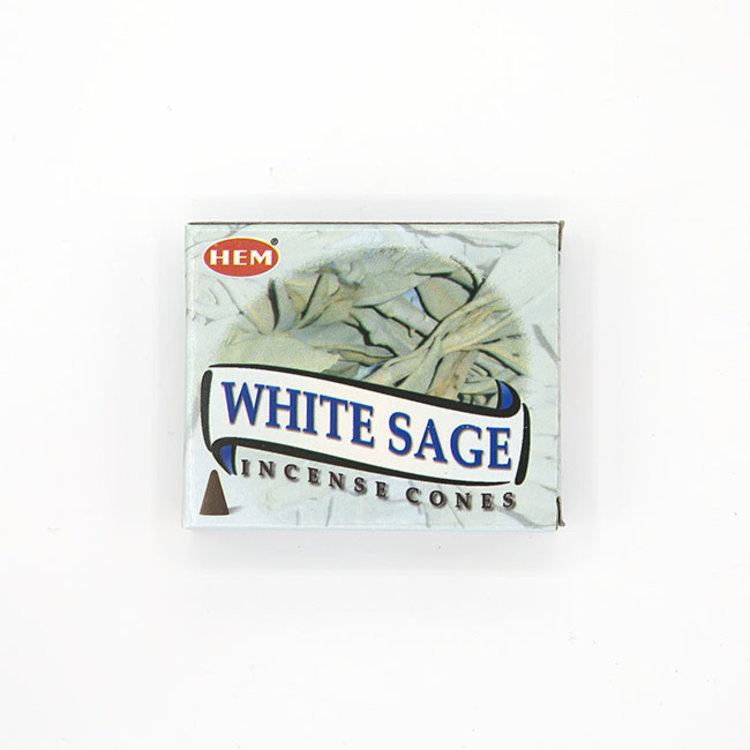 Hem Hem White Sage Incense 10 Cones