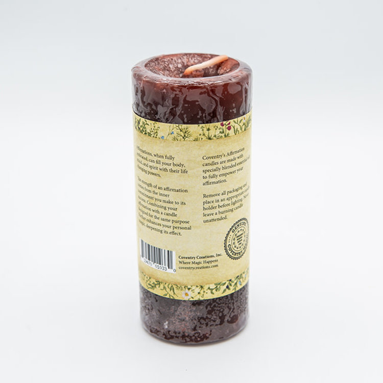 Coventry Creations Affirmation Goddess Pillar Candle