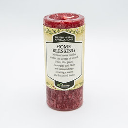 Coventry Creations Affirmation Home Blessing Pillar Candle