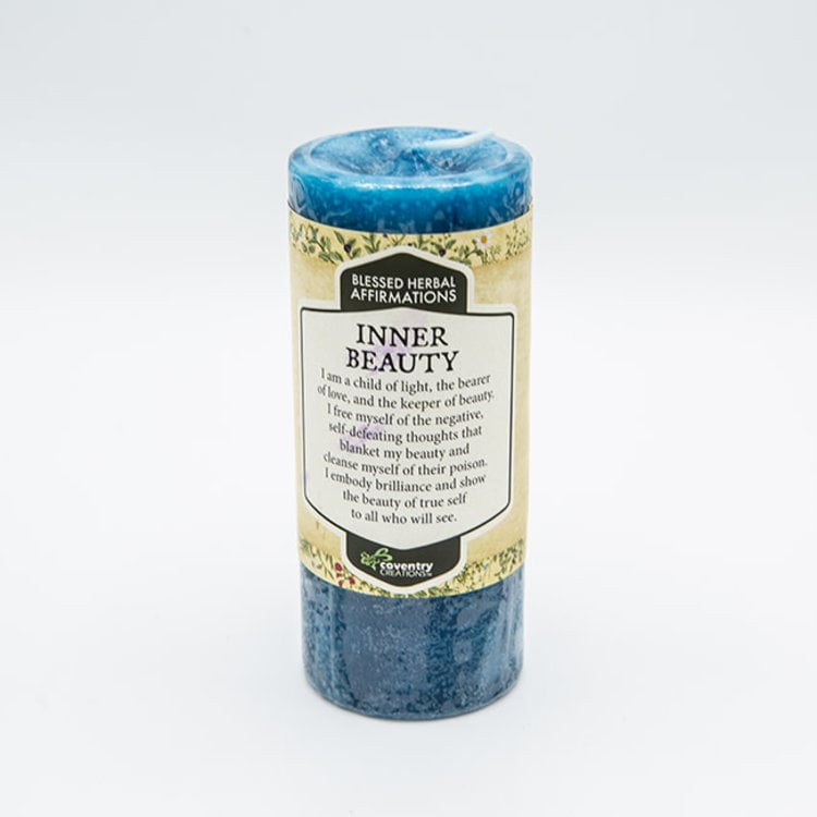 Coventry Creations Affirmation Inner Beauty Pillar Candle