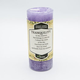 Coventry Creations Affirmation Tranquility Pillar Candle
