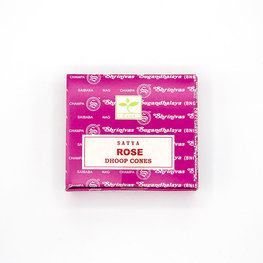 Satya Sai Baba Satya Rose Incense 12 Dhoop Cones