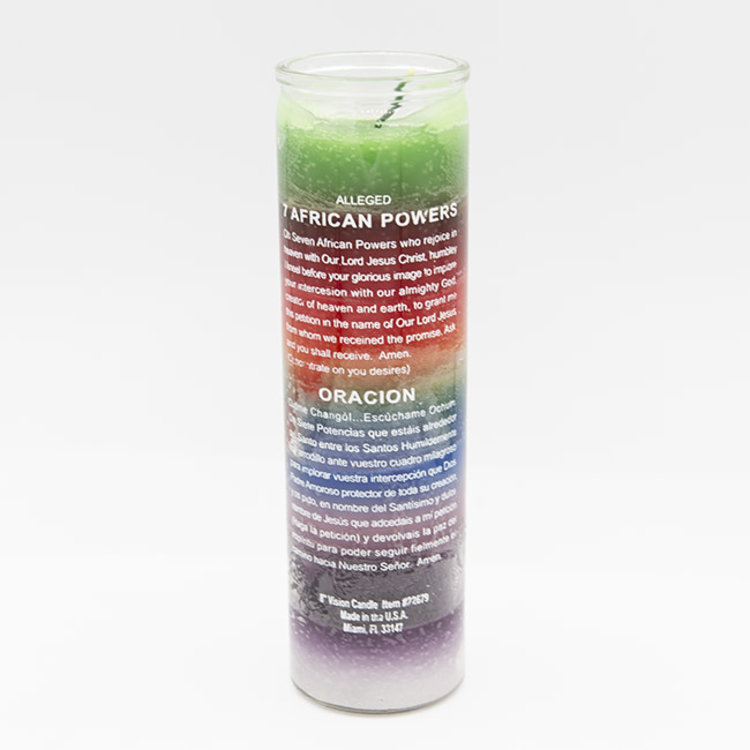 Seven African Powers 7 Day Candle
