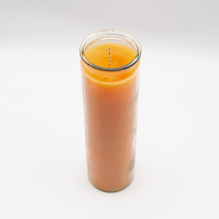 7 Day Orange  Candle