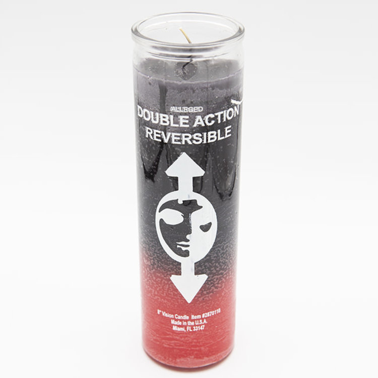 Reversible Black and Red 7 Day Candle