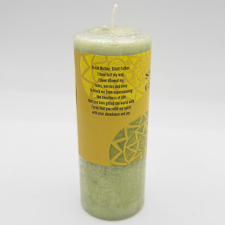 Coventry Creations World Magic Sweet Grass Pillar Candle 2  in. x 4 in.