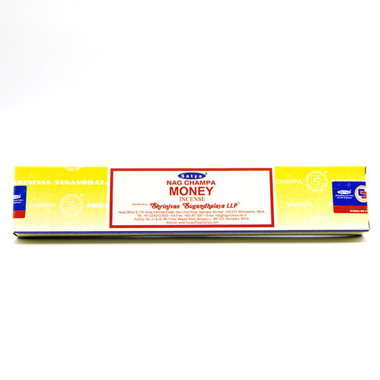 Satya Sai Baba Satya Nag Champa Money Incense Sticks 15 g