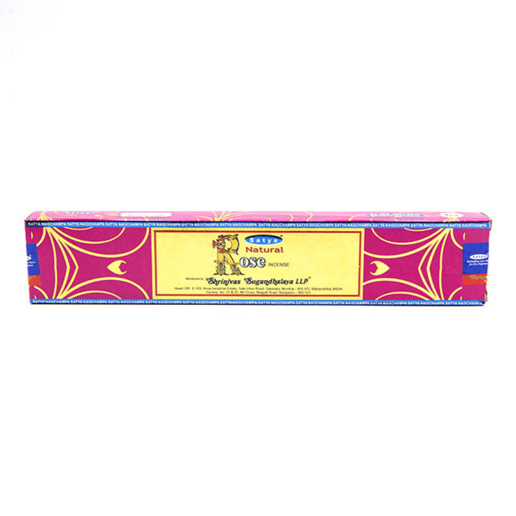 Satya Sai Baba Satya Natural Rose Incense Sticks 15 g